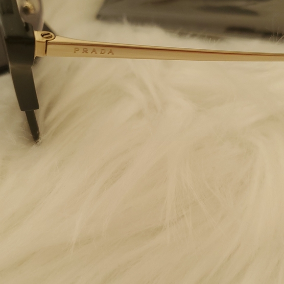 Prada Gold Flower Sunglasses - Picture 7 of 9